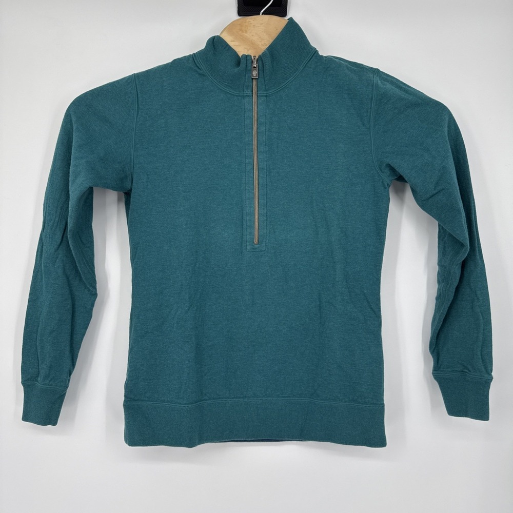 Tommy Bahama Sweater Mens Blue Reversible 1/4 Zip Embroidered Small Golf Tennis